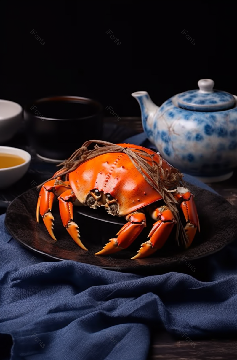 静物摄影蒸好的螃蟹背景图,高清,摄影图,摄影图片,图片大全,摄影图免费下载